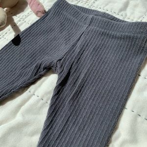 Tea Collection Bottoms - Dark gray pointelle baby leggings by TEA 3-6m Tea Collection Bottoms - Dark gray pointelle baby leggings by TEA 3-6m